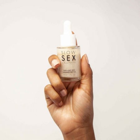 Slow Sex Dry Hair and Skin Shimmer Oil 30ml