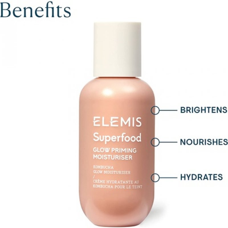 Elemis Superfood Glow Priming Illuminating Moisturiser 60mL