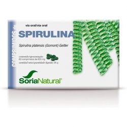 Soria Natural Spirulina Supplement 60 Tablets