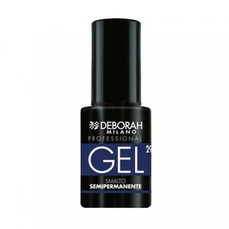 Deborah Milano Professional Gel Nail Polish No. 29 Blue China Plumping Effect Long-lasting for Intense and Shiny Nails