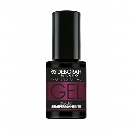 Deborah Milano Professional Semi-Permanent Nail Polish Number 21 Burgundy Plumping Effect Long Lasting for Intense and