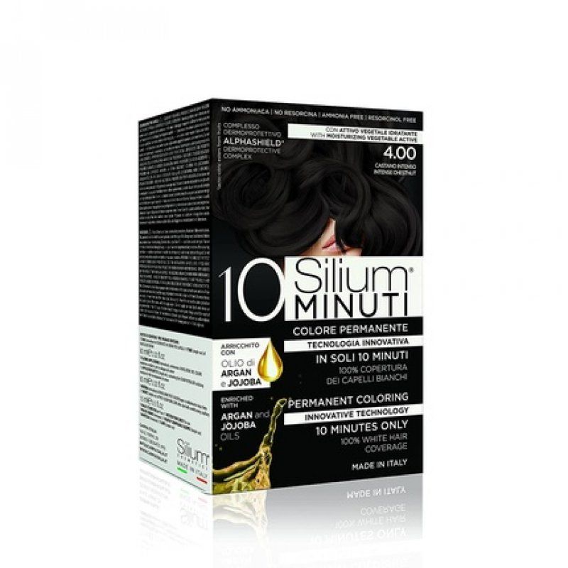 Silium 10 Minute Permanent Hair Color for Intense Hair 183g Brown Intenso 4.0