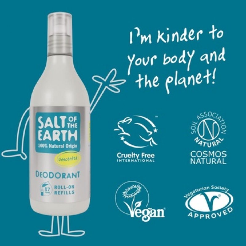 Unscented Roll-On Refill Deodorant