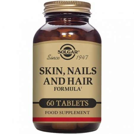 Solgar Skin Hair and Nails Helps Build Collagen with Zinc Copper and Vitamin C Vegan and Gluten Free
