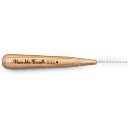 The Humble Co Bamboo Interdental Brush Size 4 Yellow