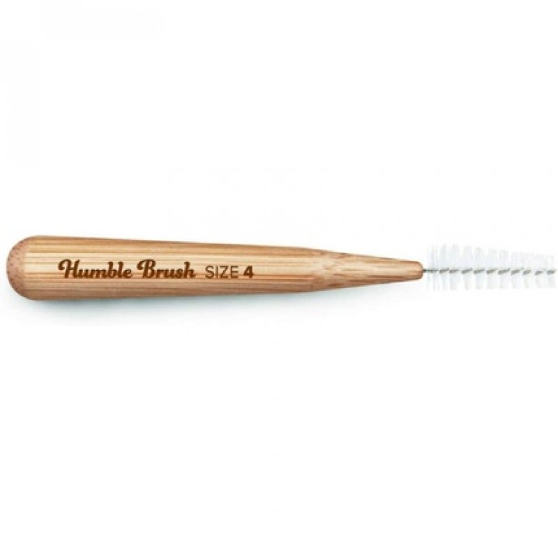 The Humble Co Bamboo Interdental Brush Size 4 Yellow