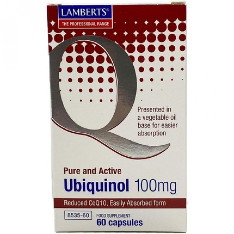 Lamberts Healthcare Ltd. Ubiquinol 100mg Softgels