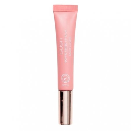 GOSH Tinted Lip Balm with SPF 15 Vegan Lip Care Stick in Nude 001 Moisturizing Lip Balm