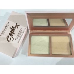 Revolution X Soph Face Highlighter Duo Palette Sugar Frosting - New and Boxed