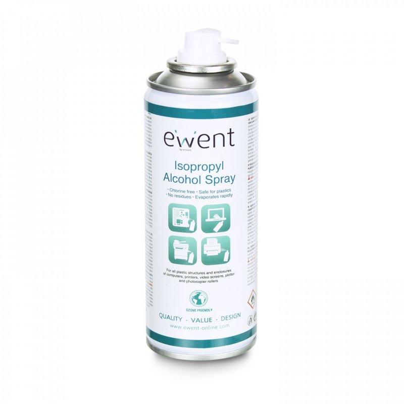 Ewent Isopropyl Alcohol Spray 200ml Transparent