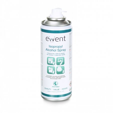 Ewent Isopropyl Alcohol Spray 200ml Transparent