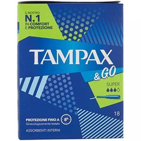 Tampax & Go Super Tampons 18 Count