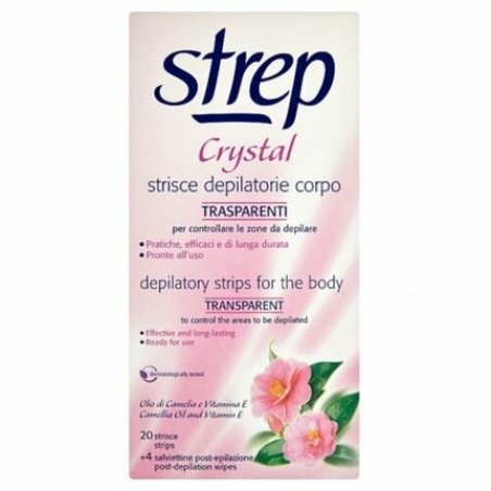 Strep Crystal Body Hair Removal Strips 20 Pieces