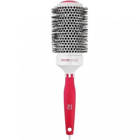 TB Tools for Beauty ILU I'll be Hair For You Styling Round Hairbrush with Ceramic Coating and Tip for Long Hair - Red