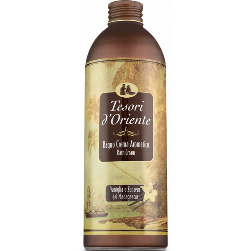 Tesori d'Oriente Vanilla and Ginger Bath Cream 500ml
