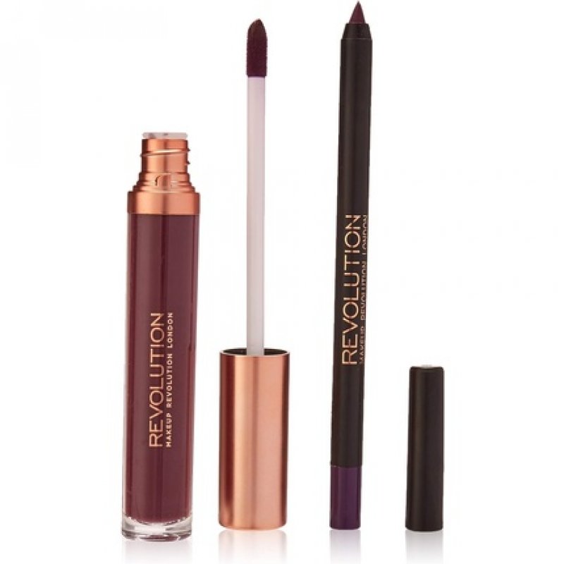 Makeup Revolution Retro Luxury Matte Lip Kit Royal