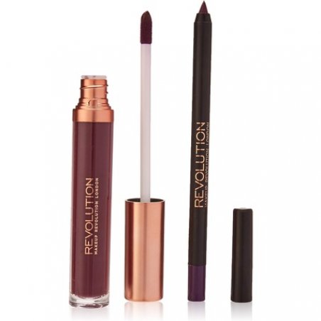 Makeup Revolution Retro Luxury Matte Lip Kit Royal