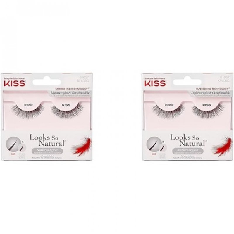 KISS Natural Lash Iconic 1 count - Pack of 2