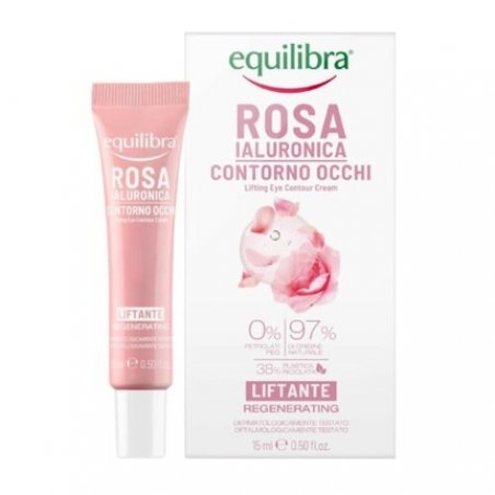 Equilibra Rosa Rose Lifting Eye Cream with Hyaluronic Acid 15ml