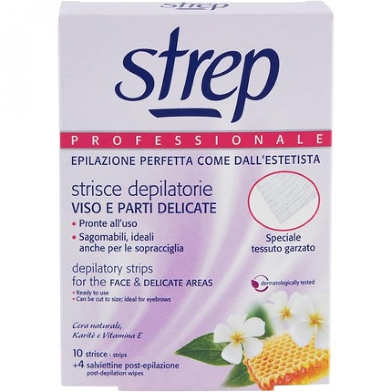 STREP Delicate Facial Hair Removal Strips 10 Pieces