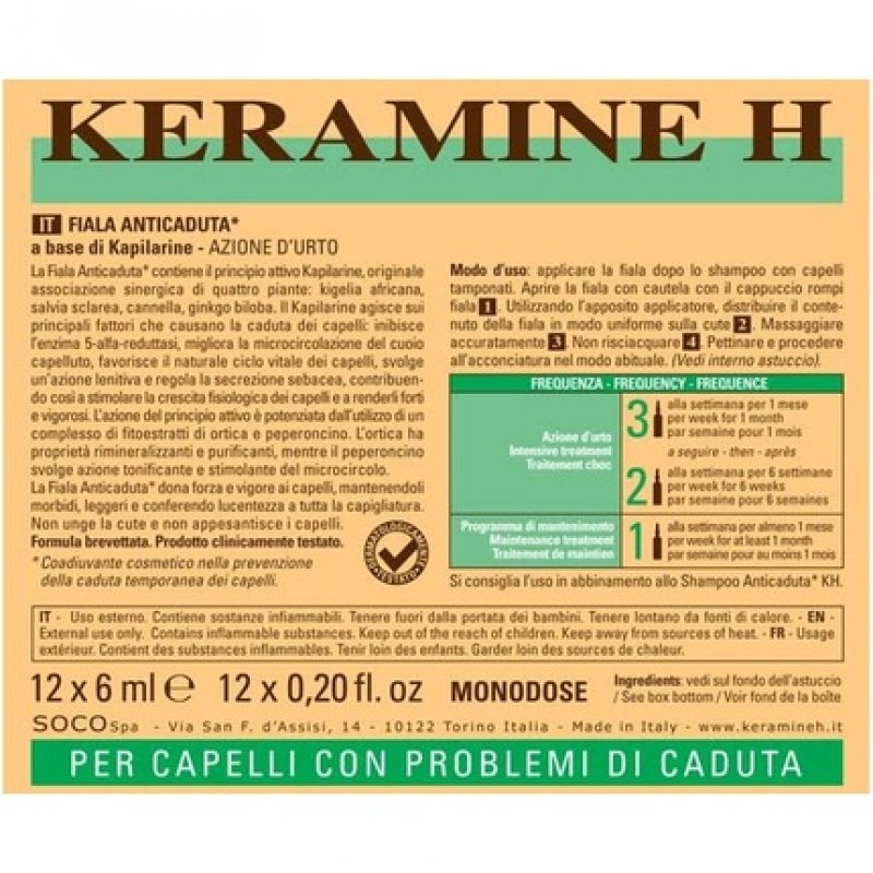 KERAMINE H Hair Loss Ampoules - Hair Ampoules