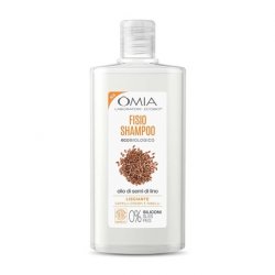 Omia Fisio Eco Bio Shampoo with Flaxseed Oil for Frizzy, Straightening and Disciplining Hair 200ml