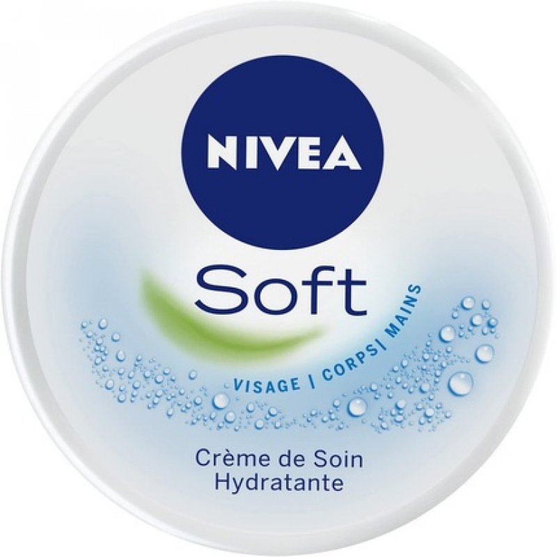 Nivea Soft Face Body Hand Moisturizing Care Cream 200ml