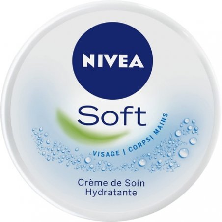 Nivea Soft Face Body Hand Moisturizing Care Cream 200ml