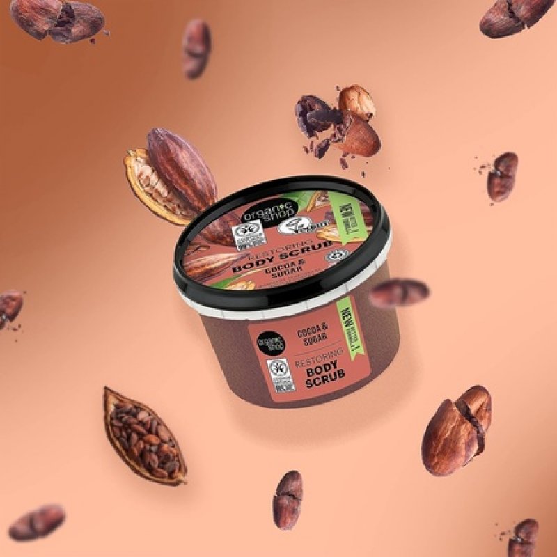 Organic Shop Restoring Body Scrub Chocolate 250ml