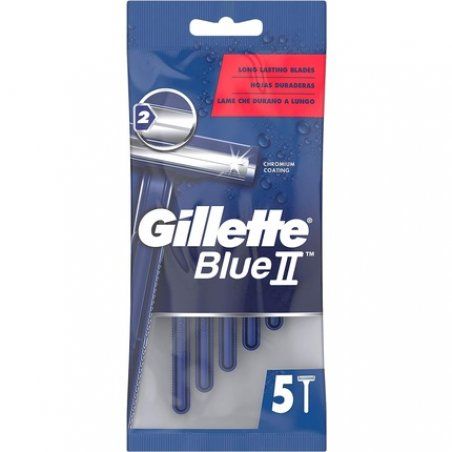 Gillette Blue II razor 5piece
