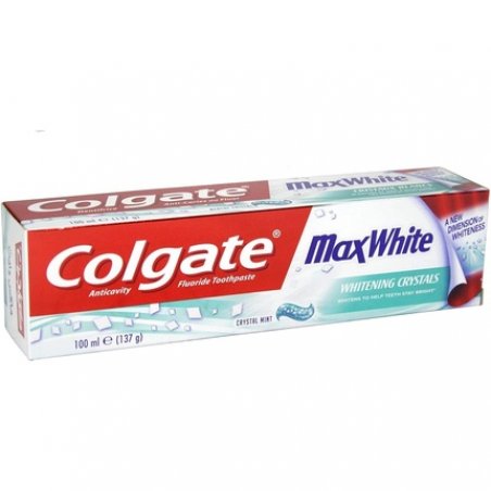 Colgate Max White Crystal Mint Gel With Whitening Crystals Toothpaste 100ml