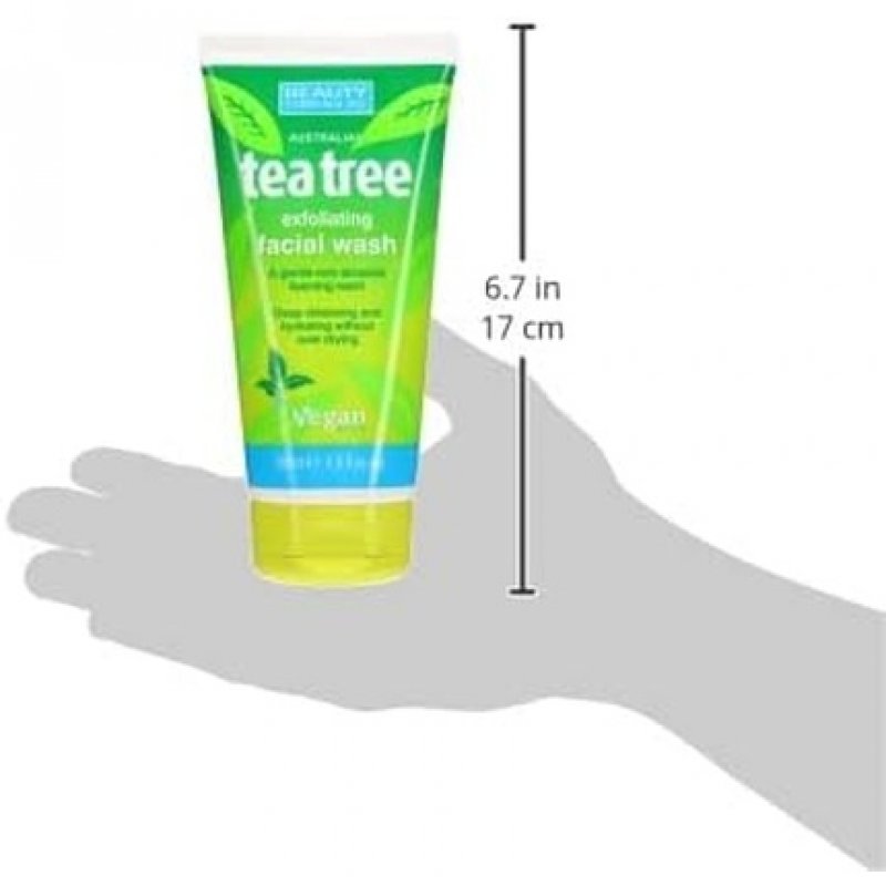 Beauty Formulas Australian Tea Tree Face Scrub Cleanser 150ml