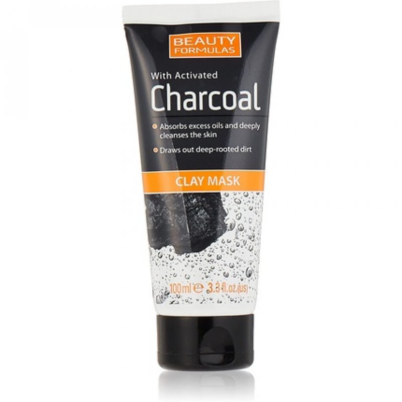 Beauty Formulas Activated Charcoal Clay Mask 100ml