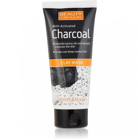 Beauty Formulas Activated Charcoal Clay Mask 100ml