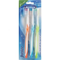 Beauty Formulas Active Oral Care Junior Toothbrush Assorted Random 3 count