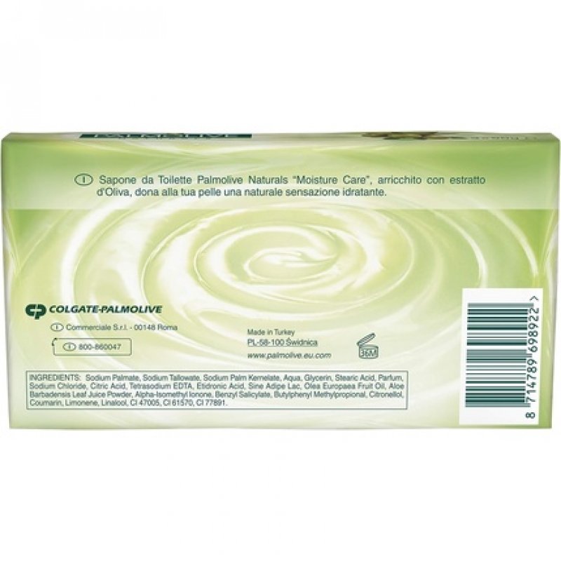 Palmolive Naturals Moisture Care Bar Soap 90g