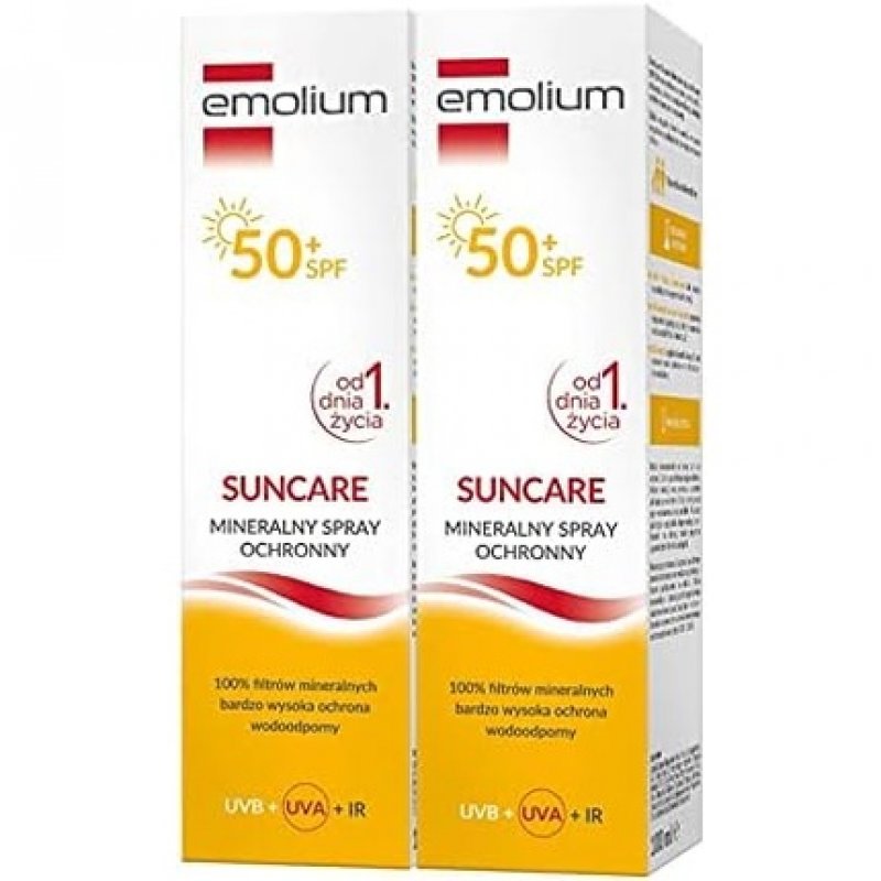 Emolium Suncare Mineral Protective Spray SPF50 100ml for Children and Adults
