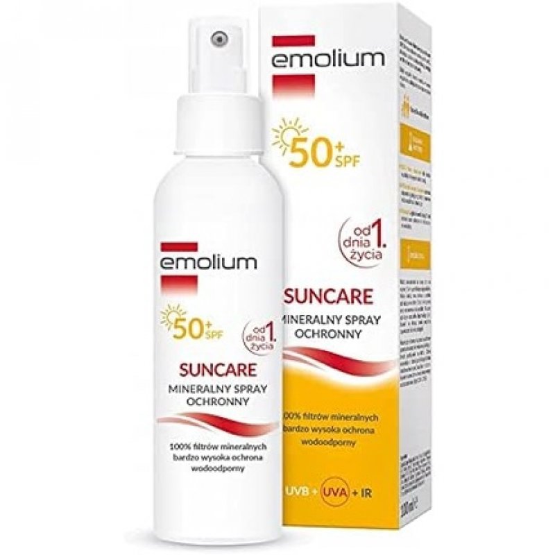 Emolium Suncare Mineral Protective Spray SPF50 100ml for Children and Adults