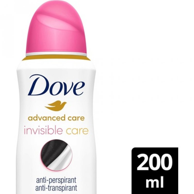 Dove Advanced Care Invisible Care Antiperspirant Deodorant with Triple Moisturizing Technology Spray 200ml Water Lily &