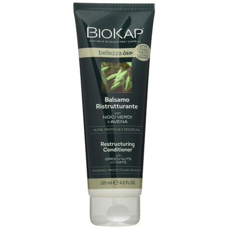 BIOKAP BELLEZZA BIO Restructuring Conditioner 125ml for All Hair Types - Detangles and Nourishes Hair - Vegan