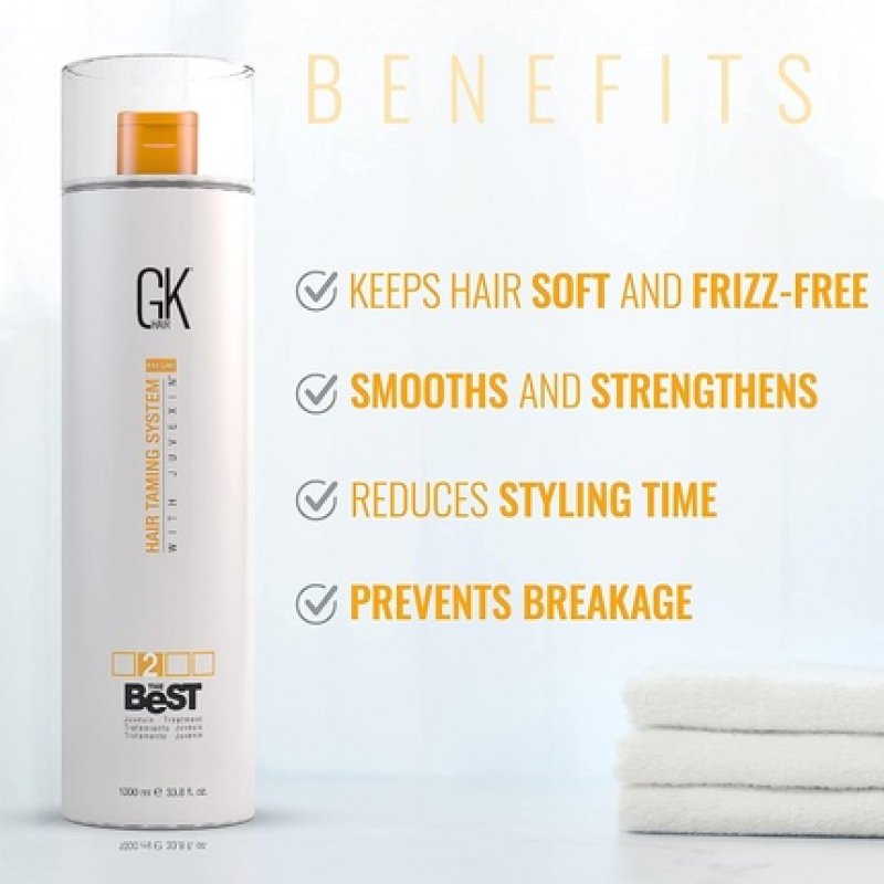 GK HAIR Global Keratin The Best Smoothing Keratin Hair Treatment 33.8 Fl Oz/1000ml