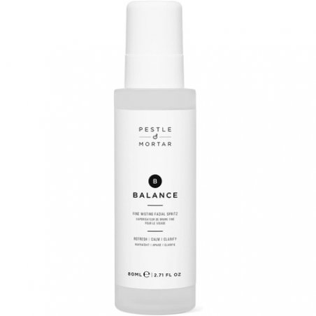 Pestle & Mortar Balance Ultra-Fine Face Mist Hydrating Facial Spray Moisturizer with Deep Sea Magnesium and Gentian