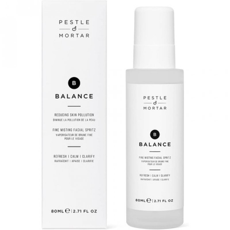 Pestle & Mortar Balance Ultra-Fine Face Mist Hydrating Facial Spray Moisturizer with Deep Sea Magnesium and Gentian