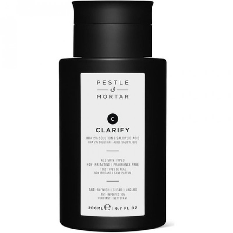 Pestle & Mortar Clarify 2% Salicylic Acid Toner Acne Treatment and Clear Breakouts Facial Exfoliant 6.76 oz