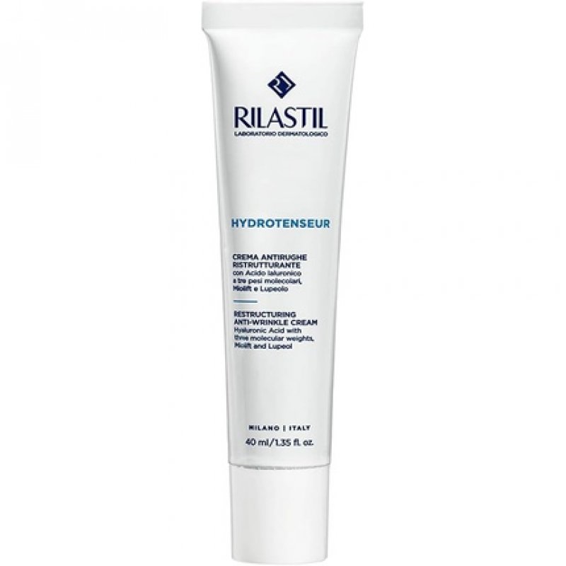 Rilastil Hydrotenseur Anti-Wrinkle Face Cream for Restoration Light Texture with Hyaluronic Acid 40ml