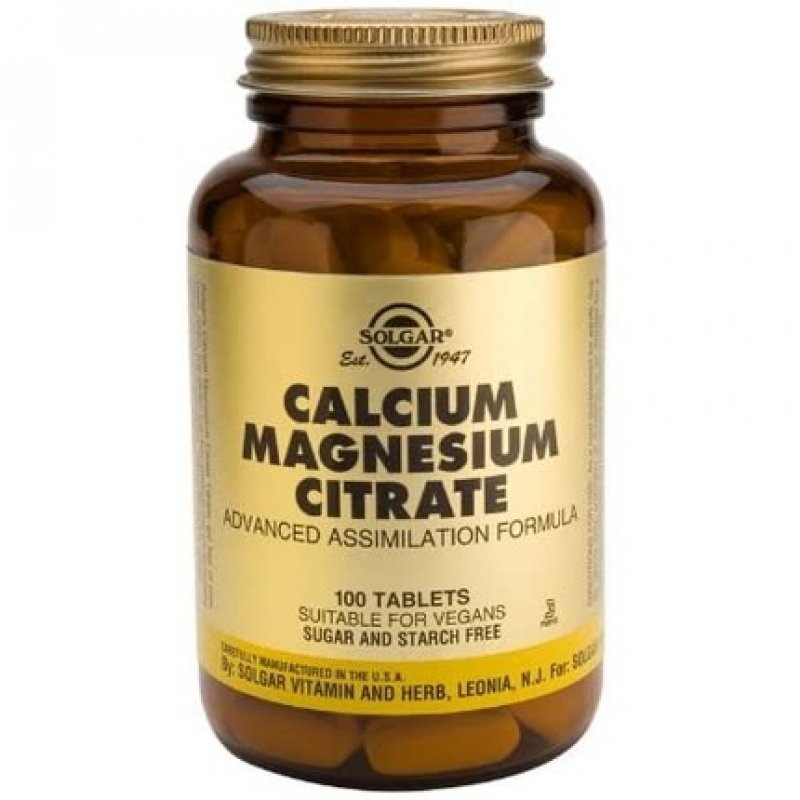 Calcium Magnesium Citrate Tablets 100