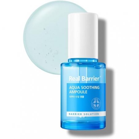 Real Barrier Aqua Soothing Ampoule 30ml Hyaluronic Acid Serum Redness Relief Face Serum for Sensitive Skin Face