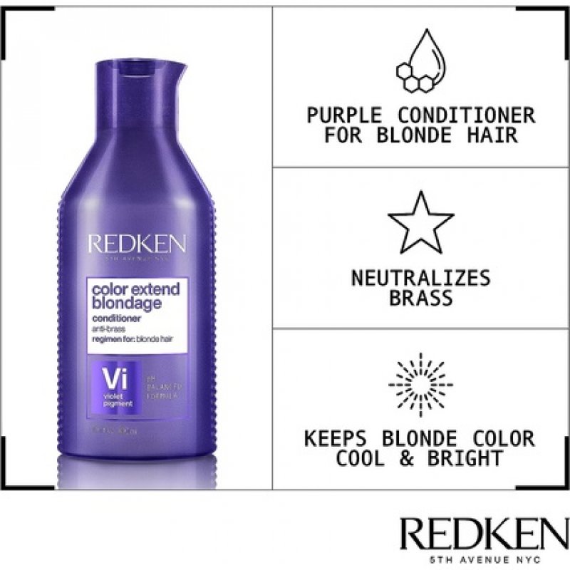 Redken Color Extend Blondage Purple Conditioner for Blonde Hair 300ml