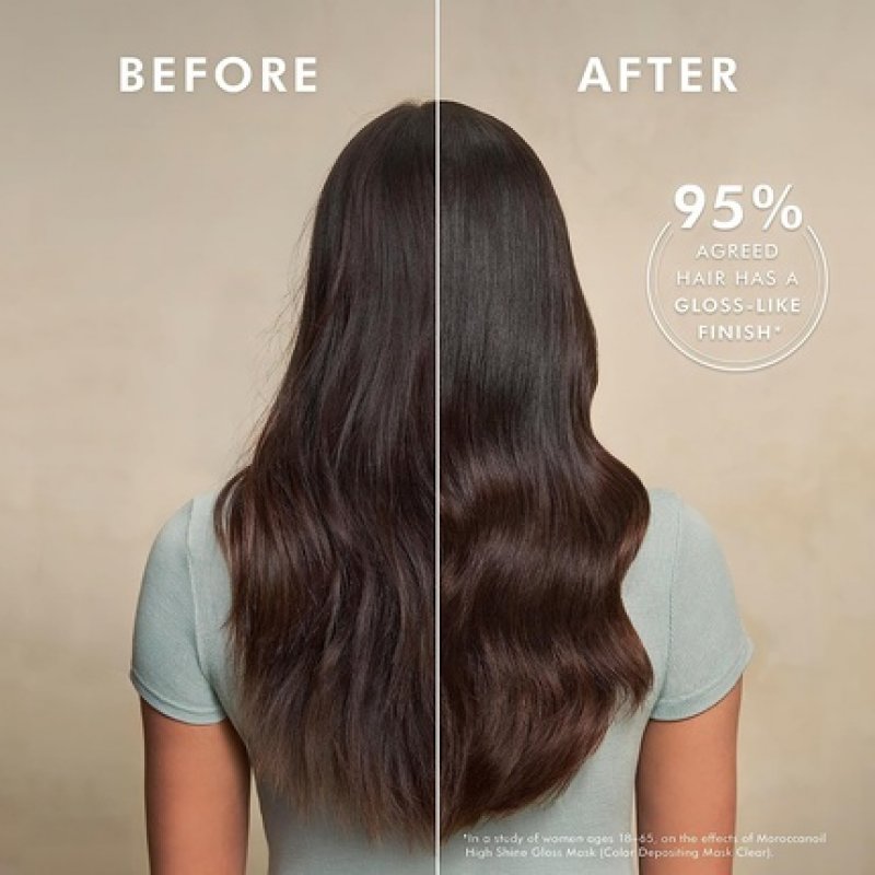 Moroccanoil High Shine Gloss Colour Depositing Mask Clear 200ml Fragrance Originale