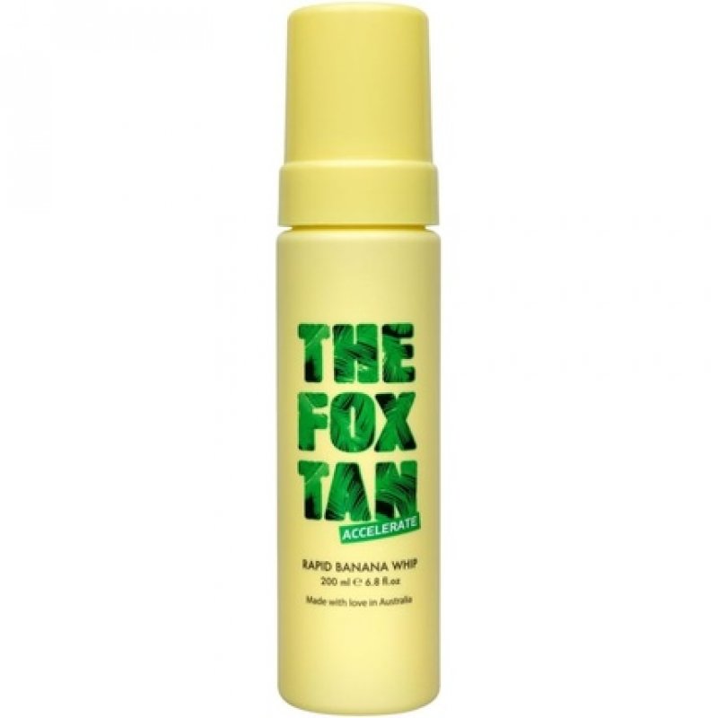 The Fox Tan Rapid Banana Whip 200ml Natural Tanning Lotion and Accelerator